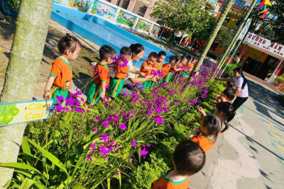 HOẠT ĐỘNG NGOÀI TRỜI – LỚP 2 TUỔI A1